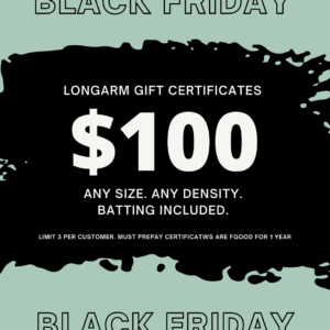 Black Friday Gift Certificate