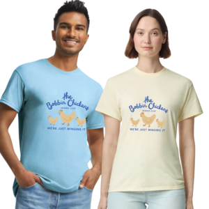 The Bobbin Chickens Sewing Club Adult Short Sleeve T-shirt